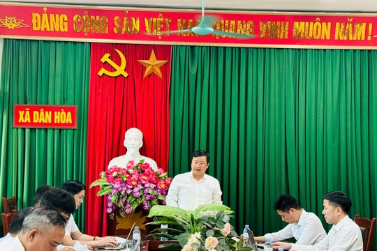 Thanh Oai: Đảng uỷ xã Dân Hoà mới vận hành thử nghiệm