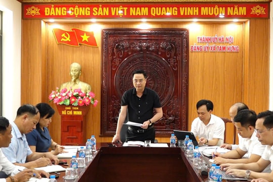 Thanh Oai: Đảng uỷ xã Tam Hưng mới vận hành thử nghiệm