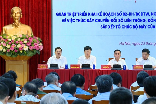Thường trực Ban Bí thư: Chuyển đổi số là công cụ đột phá để tinh gọn bộ máy