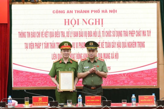 Bí thư Thành ủy Hà Nội gửi thư khen Công an Thành phố về thành tích phá án lớn