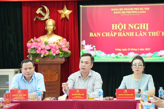 Phường Láng (mới) vận hành thử nghiệm thông suốt, hiệu quả