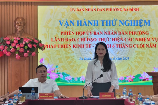 Phường Ba Đình sẵn sàng thực hiện mô hình chính quyền địa phương hai cấp
