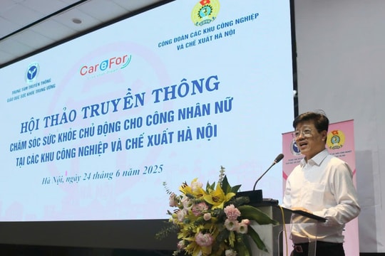Nâng cao nhận thức chăm sóc sức khỏe cho lao động nữ