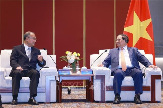 Thủ tướng Phạm Minh Chính làm việc với các tập đoàn lớn của Trung Quốc