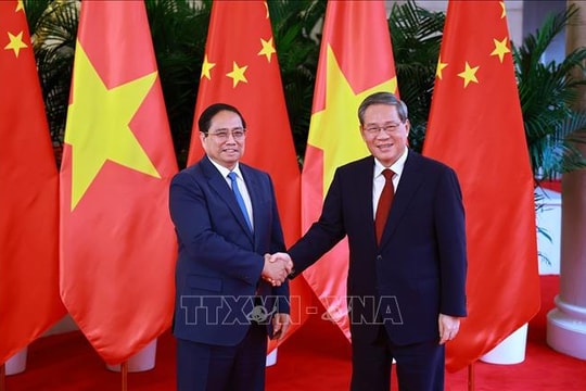 Thủ tướng Chính phủ Phạm Minh Chính hội đàm với Thủ tướng Quốc vụ viện Trung Quốc Lý Cường