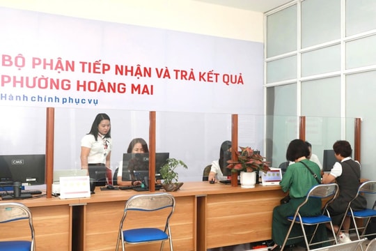 Hà Nội bố trí 126 điểm tiếp nhận hồ sơ hành chính tại các xã, phường mới