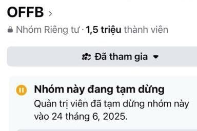 Hàng loạt hội nhóm Facebook lớn bất ngờ biến mất hoặc bị khóa trong ngày 24-6