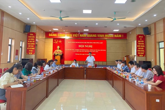 Phường Phương Liệt (mới) vận hành thử mô hình chính quyền sau sắp xếp