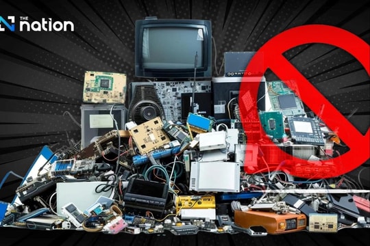 Thái Lan ban hành lệnh cấm toàn diện đối với nhập khẩu rác thải điện tử
