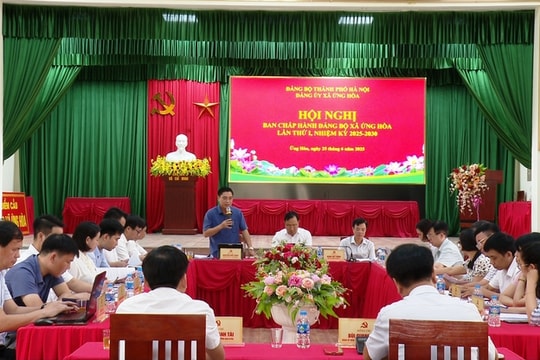 Xã Ứng Hoà mới vận hành chính quyền hai cấp: Tháo gỡ điểm nghẽn trong giải phóng mặt bằng