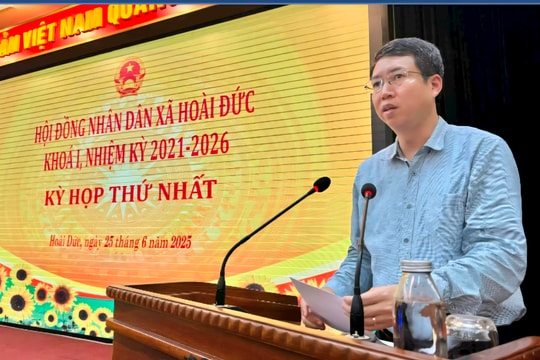 HĐND xã Hoài Đức mới vận hành thử nghiệm: N ền tảng để bộ máy chính quyền mới vận hành hiệu quả