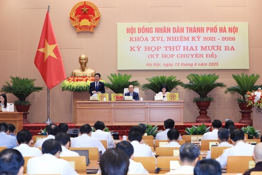 Kỳ họp thứ hai mươi bốn, HĐND thành phố Hà Nội diễn ra ngày 27-6