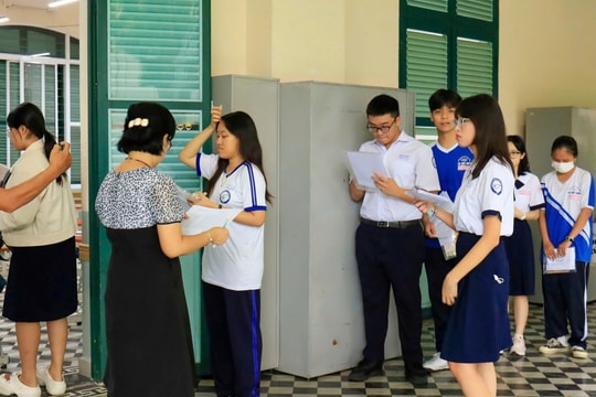 TP Hồ Chí Minh: Gần 100.000 thí sinh làm thủ tục thi THPT