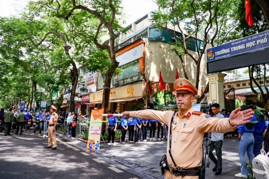Siết an ninh trật tự, an toàn giao thông phục vụ các điểm thi