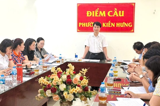 Phường Kiến Hưng (mới) vận hành thử nghiệm các hoạt động sau sắp xếp