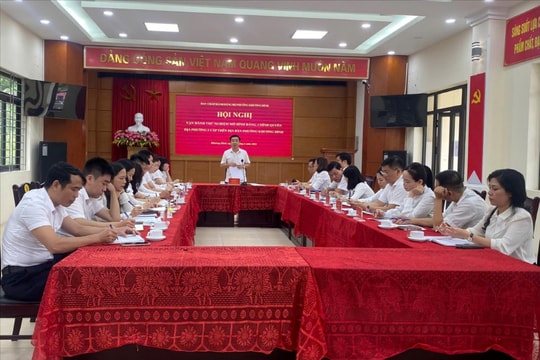 Vận hành thử Hội nghị Ban Chấp hành Đảng bộ phường Khương Đình (mới)