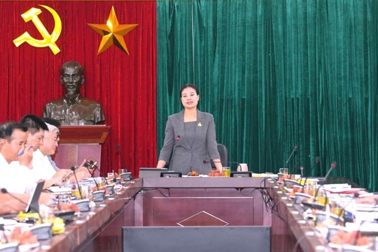 Sắp xếp đơn vị hành chính: Tổ công tác số 10 làm việc với các quận, huyện Hà Nội