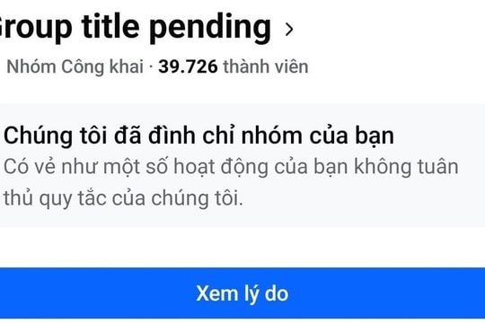 Meta khắc phục xong lỗi về hội, nhóm trên Facebook