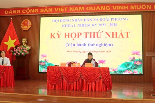 Xã Đoài Phương (mới): Tổ chức thực hiện khẩn trương, quyết liệt, đồng bộ, hiệu quả các nghị quyết của HĐND xã