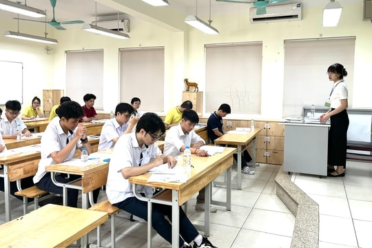 Hà Nội không có thí sinh vi phạm quy chế ở môn thi toán