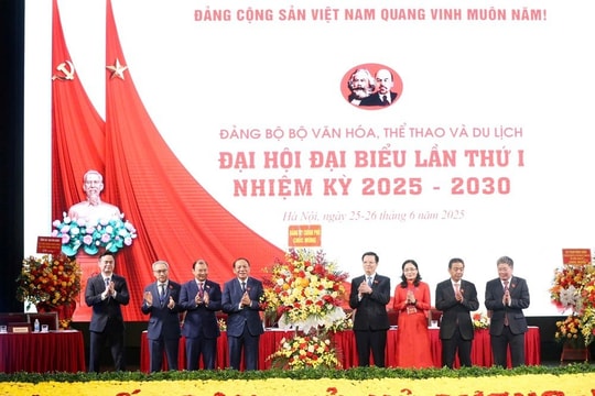 Đại hội đại biểu Đảng bộ Bộ VHTTDL lần thứ I, nhiệm kỳ 2025 - 2030 Thúc đẩy bản lĩnh, tạo động lực mới cho sự phát triển văn hóa