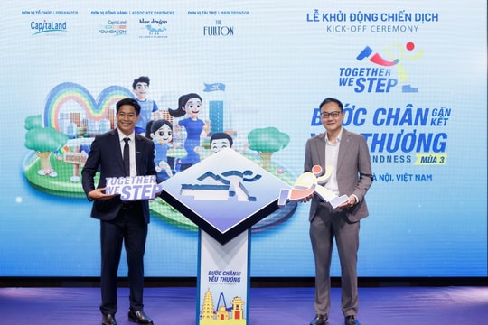 CapitaLand Development tiếp tục hành trình “Bước chân gắn kết yêu thương” lần 3 Cam kết 97.000 đô la Mỹ hỗ trợ trẻ em đường phố và học sinh