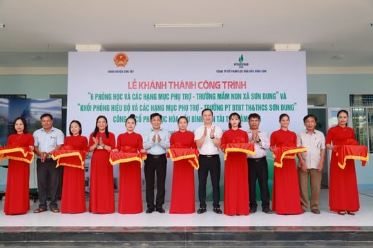 BSR tạo nền tảng nâng cao chất lượng giáo dục tại vùng cao Quảng Ngãi