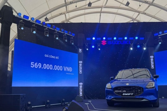 Suzuki New Swift 2025 ra mắt thị trường Việt: Giá từ 569 triệu đồng