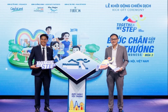 CapitaLand Development tiếp tục hành trình “Bước chân gắn kết yêu thương” lần 3, cam kết 97.000 USD hỗ trợ trẻ em đường phố và học sinh