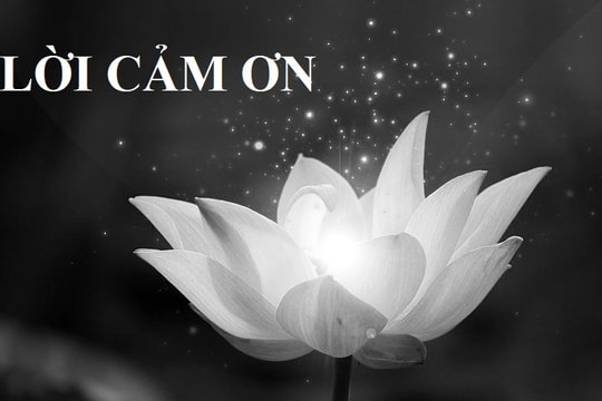 Lời cảm tạ