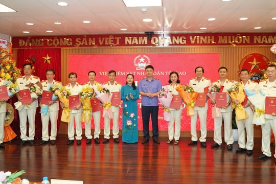 Bổ nhiệm nhiều lãnh đạo VKSND TP Hồ Chí Minh sau hợp nhất