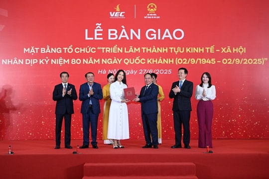 Tập đoàn Vingroup bàn giao mặt bằng Trung tâm Triển lãm Top 10 thế giới tại Việt Nam