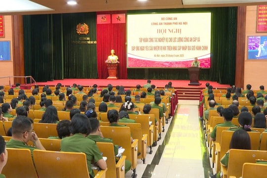 Công an Hà Nội tập huấn nghiệp vụ, sẵn sàng vận hành mô hình Công an cấp xã mới từ 1/7