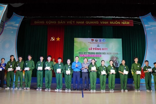 102 "chiến sĩ nhí" Phú Yên hoàn thành "Học kỳ trong quân đội" 2025