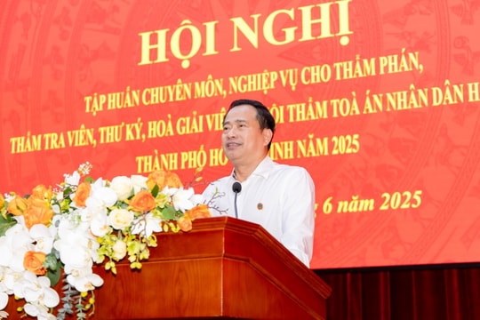 TP Hồ Chí Minh Tập huấn chuyển đổi số, ứng dụng AI cho cán bộ ngành Tòa án