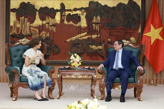 Thủ tướng mong muốn UNESCO thúc đẩy những giá trị cốt lõi của dân tộc Việt Nam ra thế giới