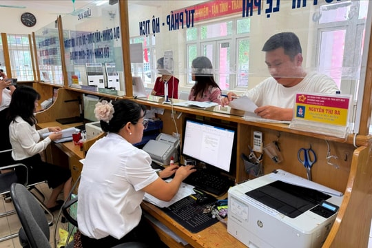 Phường Phú Lương mới hoàn thành sắp xếp trụ sở làm việc trong ngày 29-6