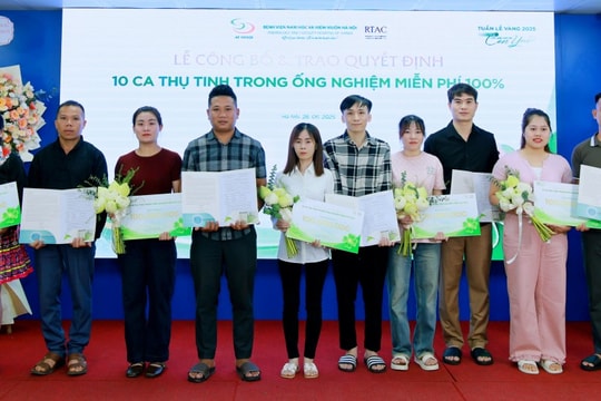 Lan tỏa những giá trị hạnh phúc cho các cặp vợ chồng hiếm muộn khó khăn