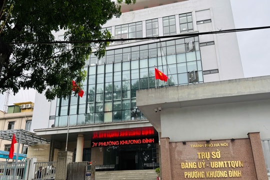 Phường Khương Đình (mới) hoàn tất công tác chuẩn bị vận hành chính quyền hai cấp