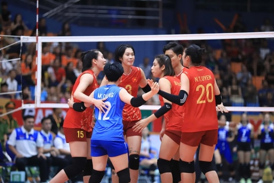 Tuyển bóng chuyền nữ Việt Nam thắng trận thứ 2 liên tiếp ở VTV Cup 2025