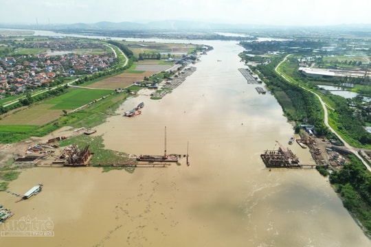 Toàn cảnh dự án cầu Kênh Vàng nối hai tỉnh Bắc Ninh, Hải Dương