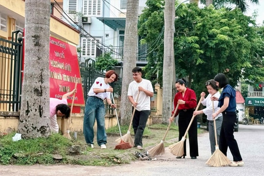 Xã Nam Phù mới tổng vệ sinh, chuẩn bị vận hành chính quyền địa phương hai cấp từ ngày 1-7