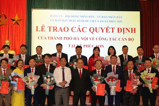 Công bố thành lập Đảng bộ và các chức danh cán bộ xã Phúc Sơn