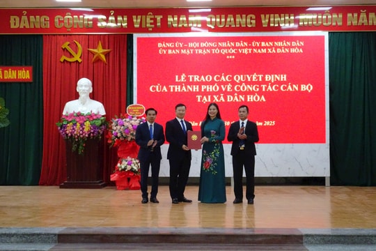 Đồng chí Mai Xuân Trường giữ chức Bí thư Đảng ủy xã Dân Hòa