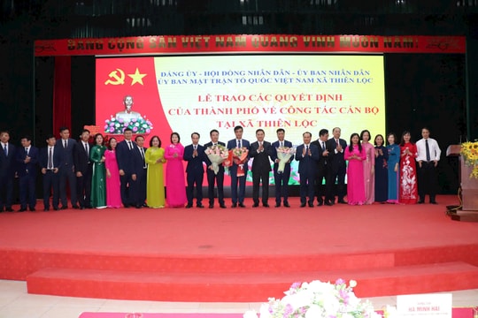 Quyết định nhân sự tại 3 xã: Phúc Thịnh, Thiên Lộc, Vĩnh Thanh
