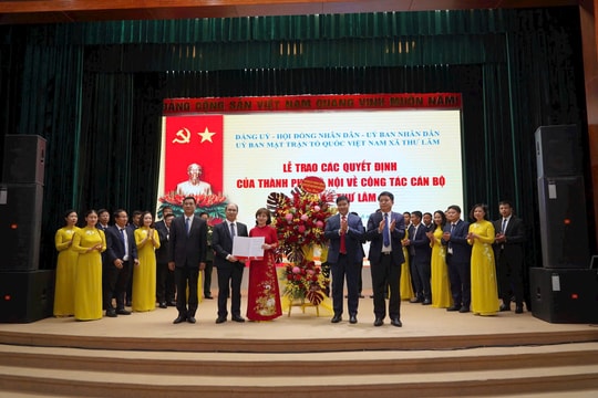Đồng chí Nguyễn Thị Thanh Tâm giữ chức Bí thư Đảng uỷ xã Thư Lâm