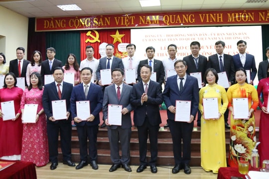 Đồng chí Nguyễn Xuân Minh giữ chức Bí thư Đảng ủy, Chủ tịch HĐND xã Thường Tín