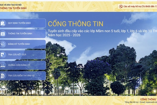 Từ mai (1-7), Hà Nội tuyển sinh đầu cấp: Sẵn sàng vận hành hệ thống, hỗ trợ tối đa cho phụ huynh