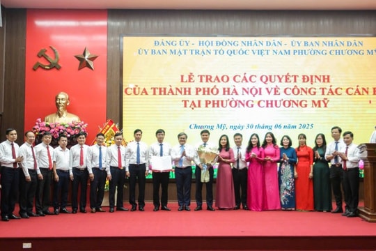 Đồng chí Nguyễn Văn Thắng làm Bí thư Đảng ủy, Chủ tịch HĐND phường Chương Mỹ