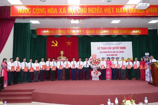 Thời khắc lịch sử của xã Hồng Vân